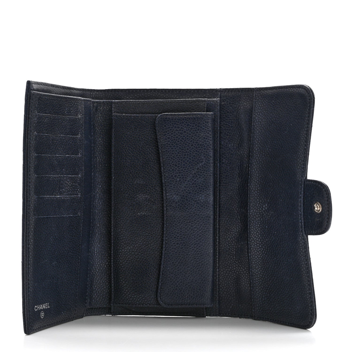 Chanel Caviar Quilted Reissue Long Flap Wallet Navy 5 of 7