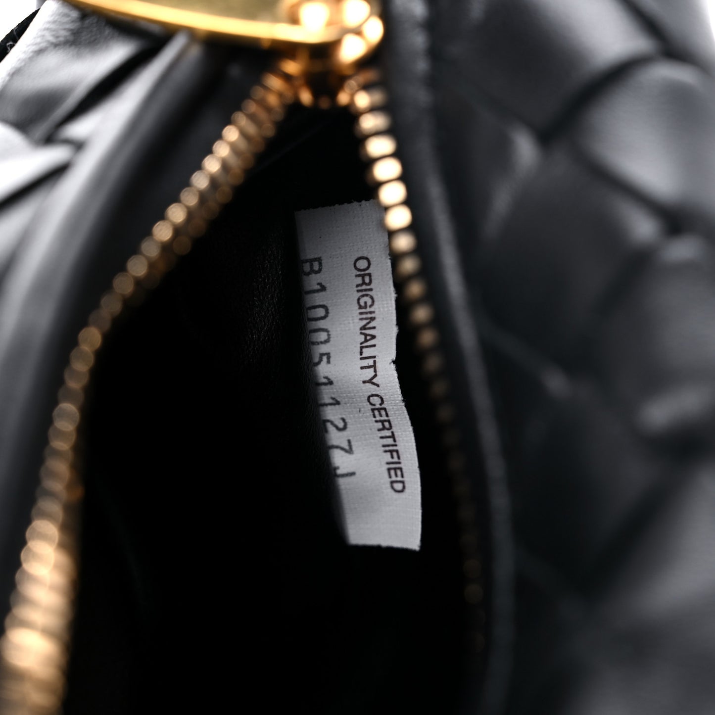 Nappa Intrecciato Mini Chain Jodie Black