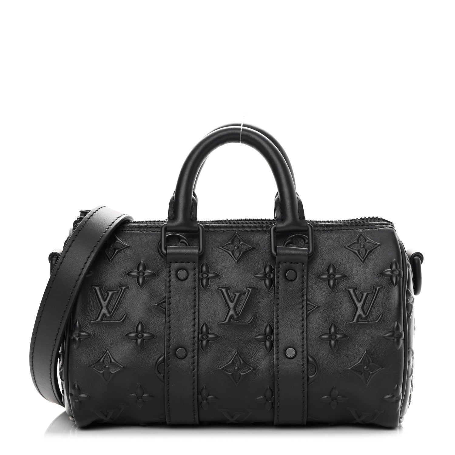 Louis Vuitton Monogram Seal Keepall XS Black 1 of 10