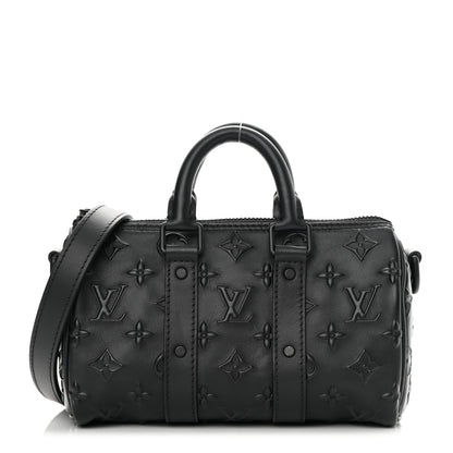 Louis Vuitton Monogram Seal Keepall XS Black 1 of 10