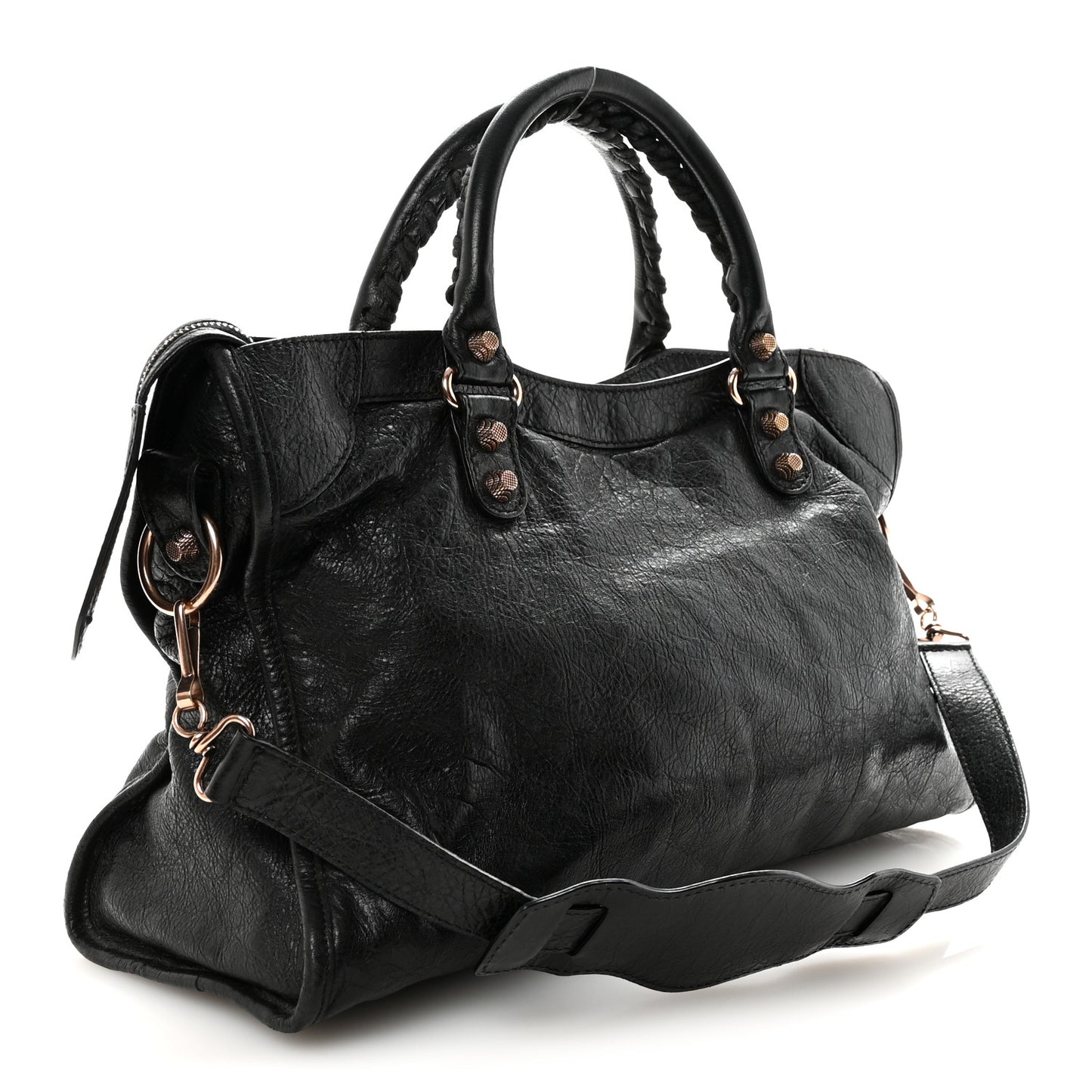 Agneau Giant 12 Gold Hardware City Black