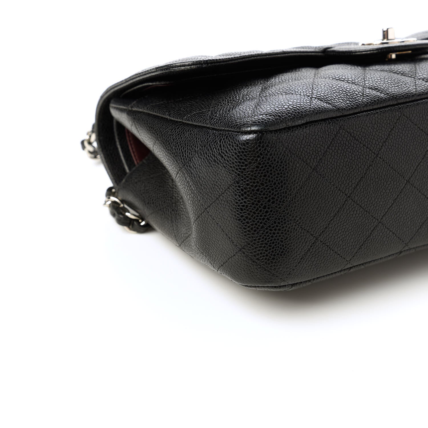Chanel Caviar Quilted Jumbo Double Flap Black 8 of 10