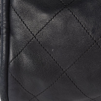 Chanel Lambskin Stitched Medium Ultimate Soft Tote Black 11 of 17
