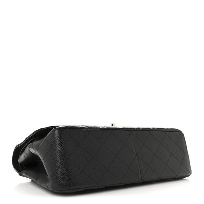 Chanel Caviar Quilted Jumbo Double Flap Black 4 of 14