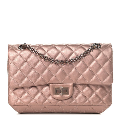Chanel Metallic Grained Calfskin Quilted 2.55 Reissue 225 Flap Copper Pink 1 of 5