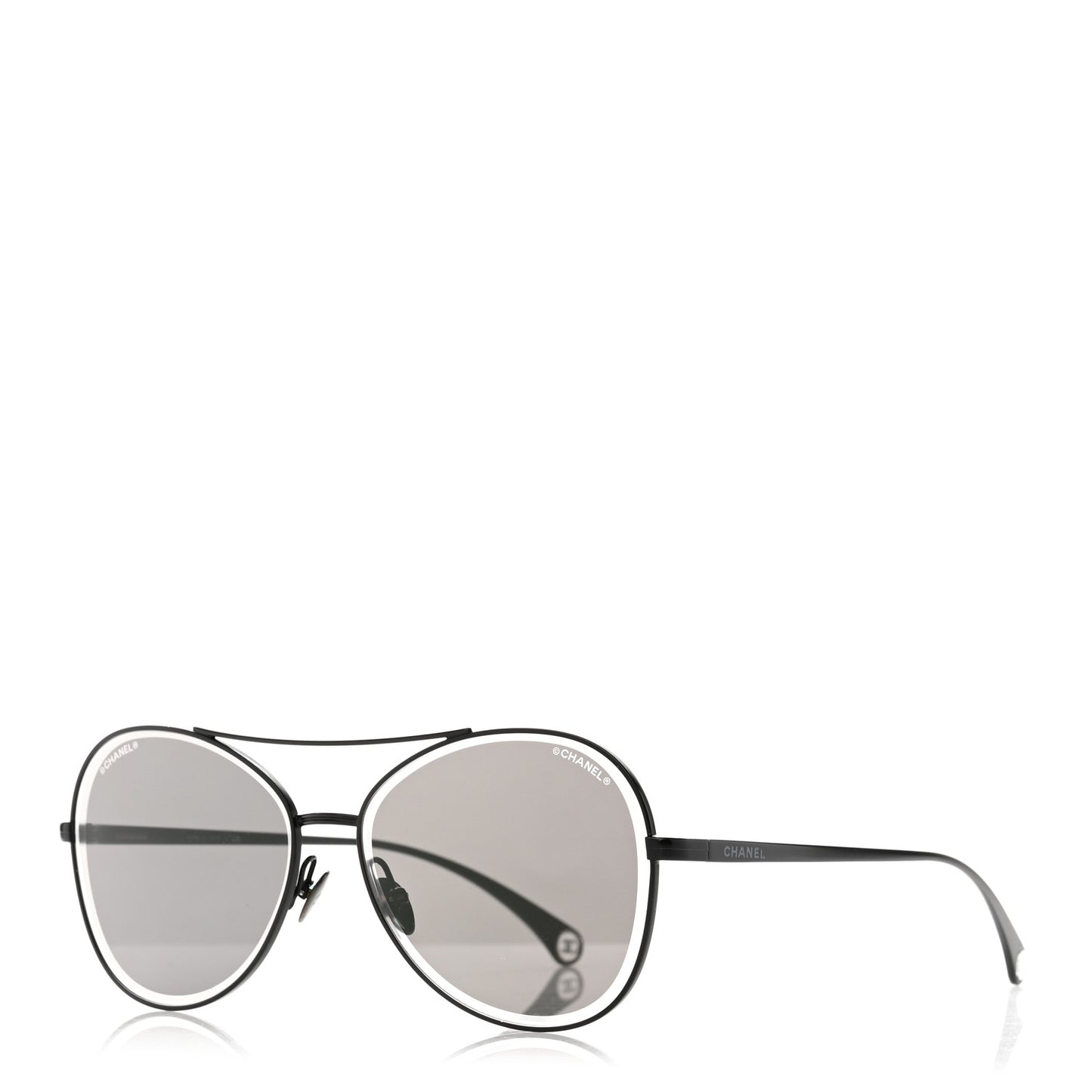 Metal Pilot Sunglasses 4260 Black