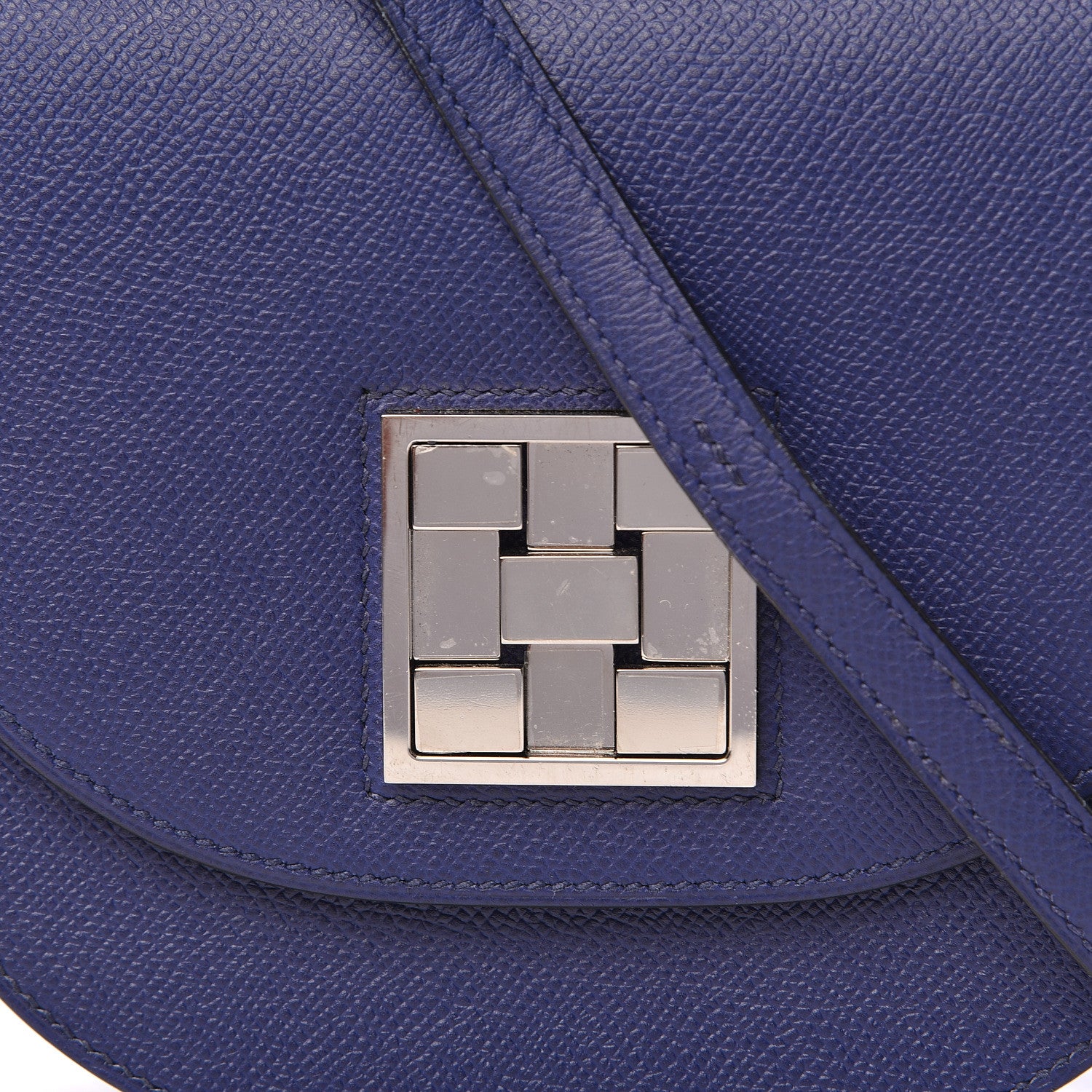 Hermes Epsom Mosaique Au 24-17 Bleu Encre 10 of 10