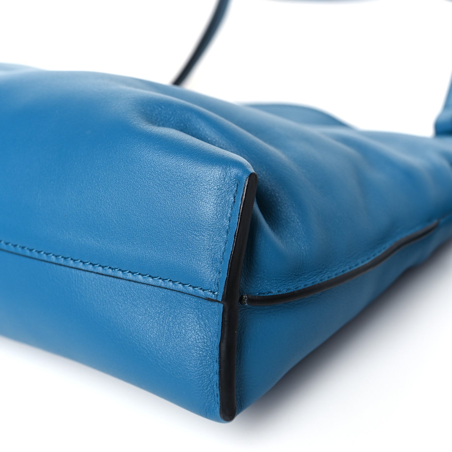Calfskin Mini Flamenco Knot Bag Blue