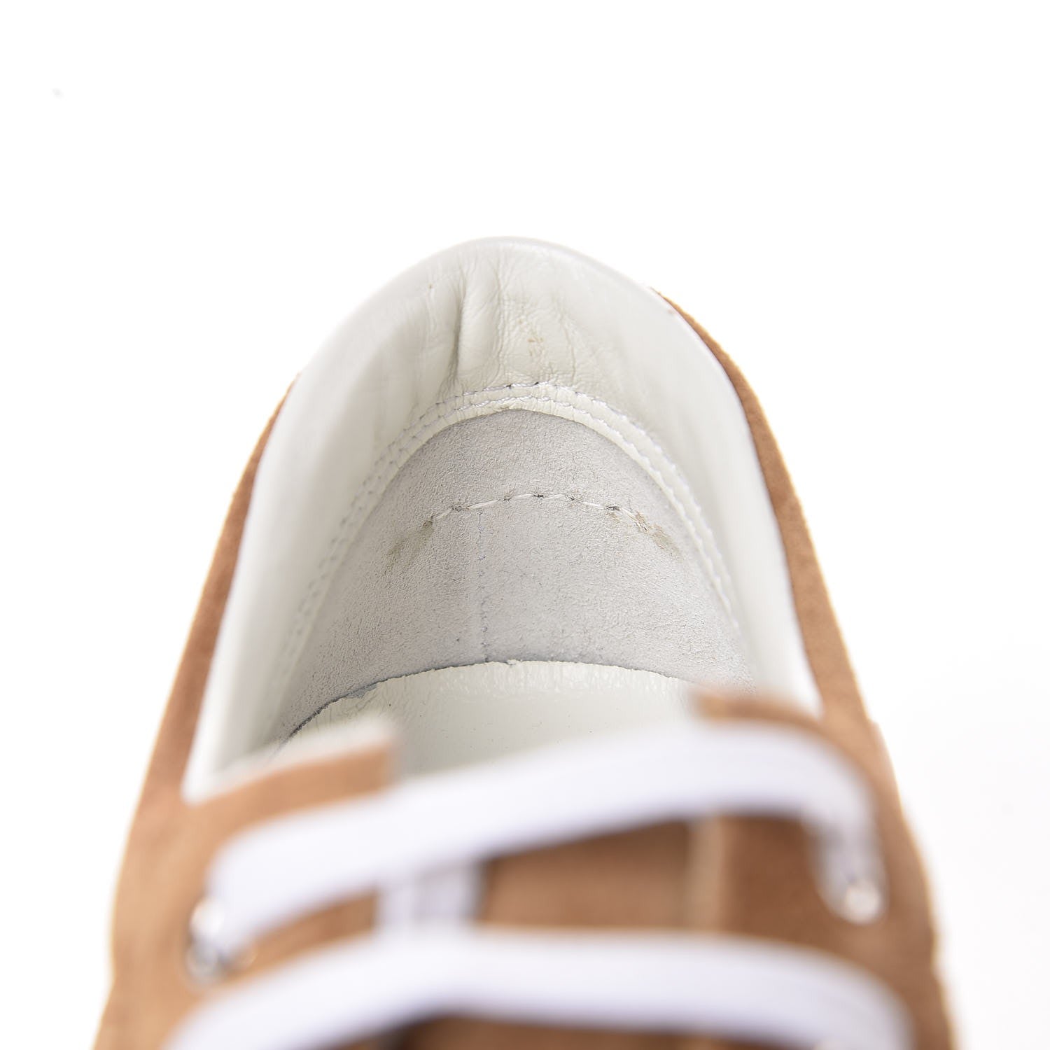 Gucci Softy Tek Suede Womens Low Top Sneakers 39.5 Light Camel 9 of 9