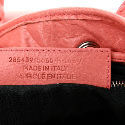 Balenciaga Agneau Giant 12 Silver Hardware Mini Pompon Rose Azalee 7 of 10