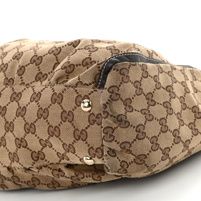 Gucci Monogram D Gold Tote Dark Brown 10 of 11