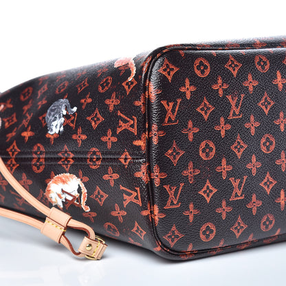 Louis Vuitton Catogram Neverfull MM Marron 5 of 11