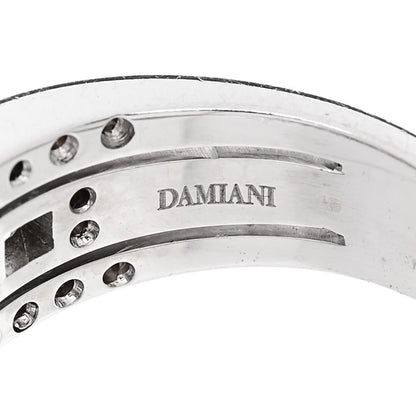 Damiani 18K White Gold Diamond Belle Epoque Band Ring 53 6.25 5 of 6