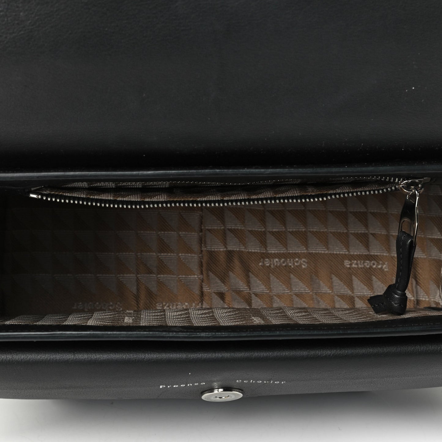 Calfskin PS11 Classic Shoulder Bag Black