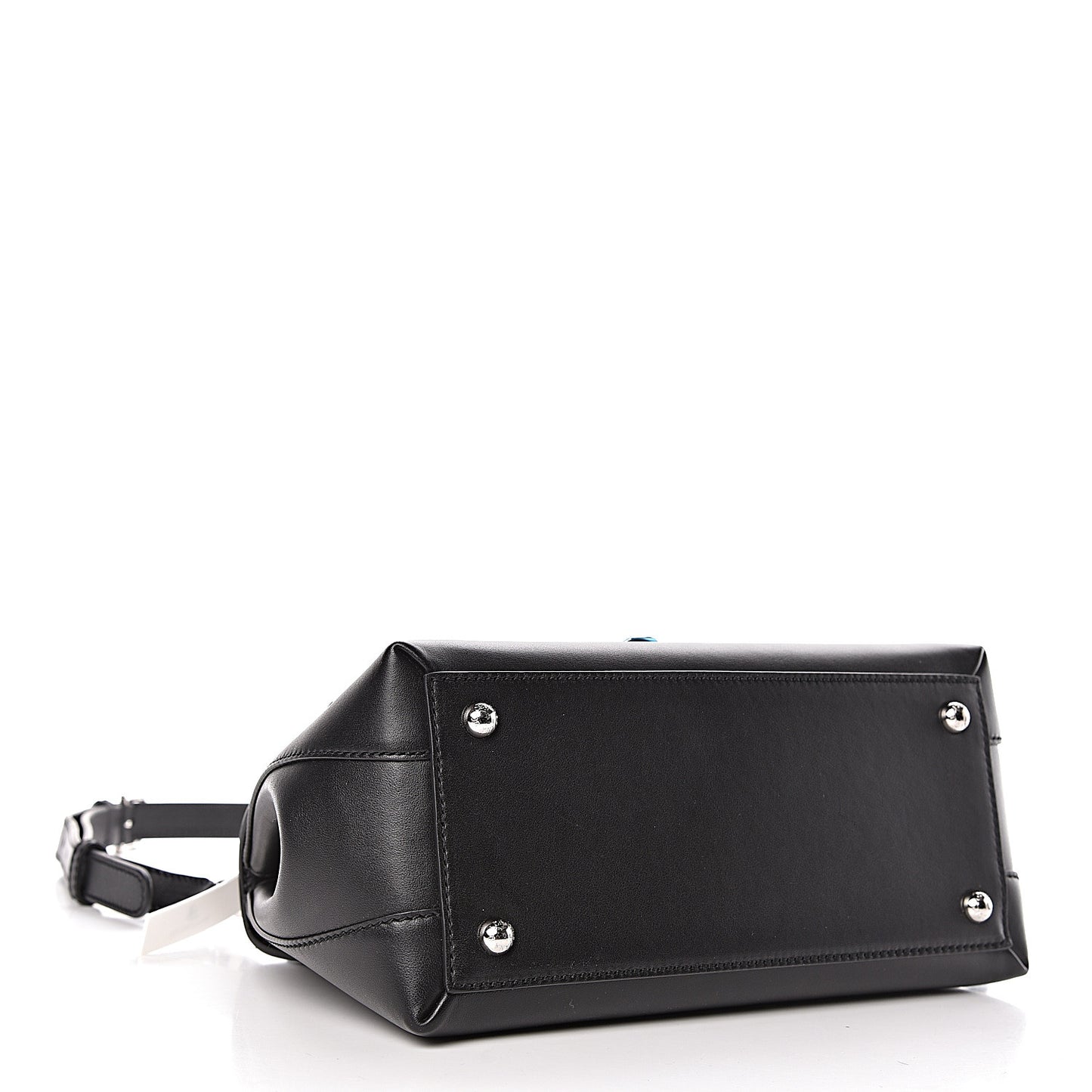 Calfskin Lucia Satchel Black