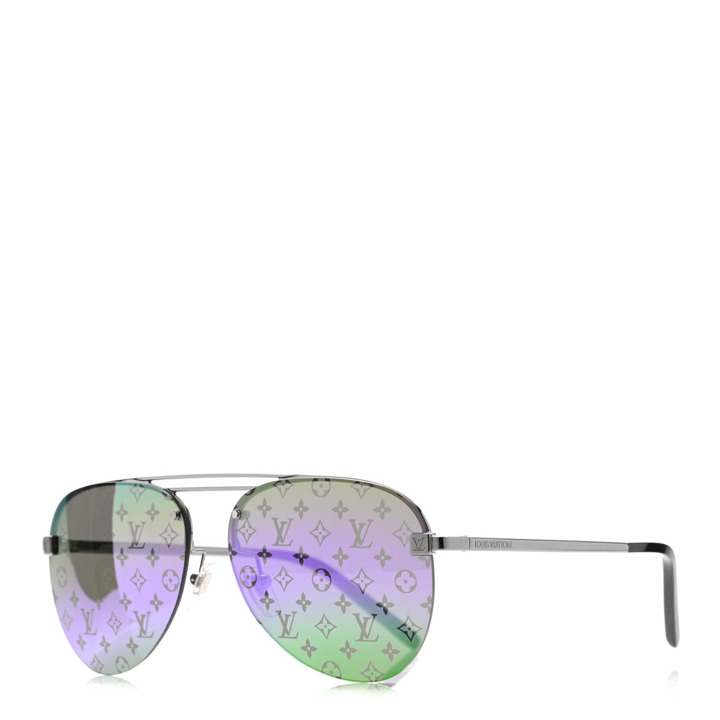Metal Monogram Clockwise Sunglasses Z1340E Rainbow