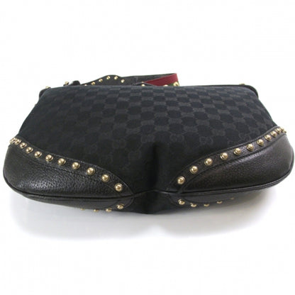 Gucci Monogram Borchie Monogram Studded Hobo Black 4 of 11