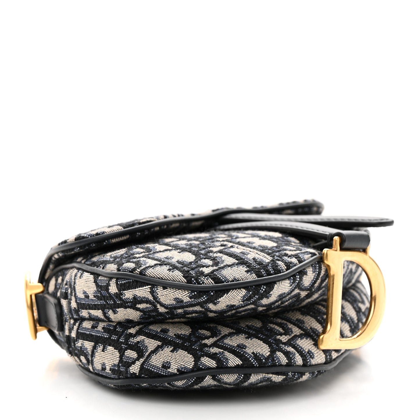 Oblique Mini Saddle Bag Blue