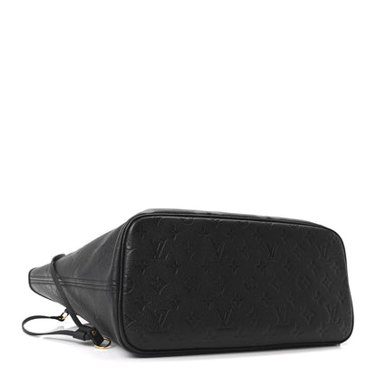 Louis Vuitton Empreinte Monogram Giant Neverfull MM Black 5 of 10