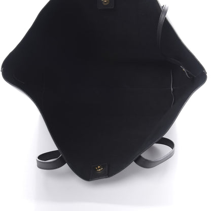 Saint Laurent Calfskin Large Shopping Tote Black 5 of 16