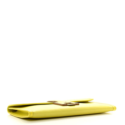 Hermes Swift Jige Elan Clutch Lime 4 of 7