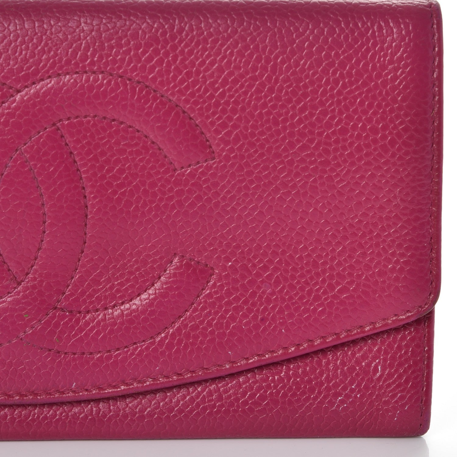 Chanel Caviar CC Flap Clutch Wallet Pink 14 of 18