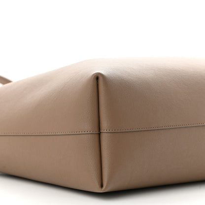 Saint Laurent Calfskin Large Shopping Tote Taupe 10 of 11