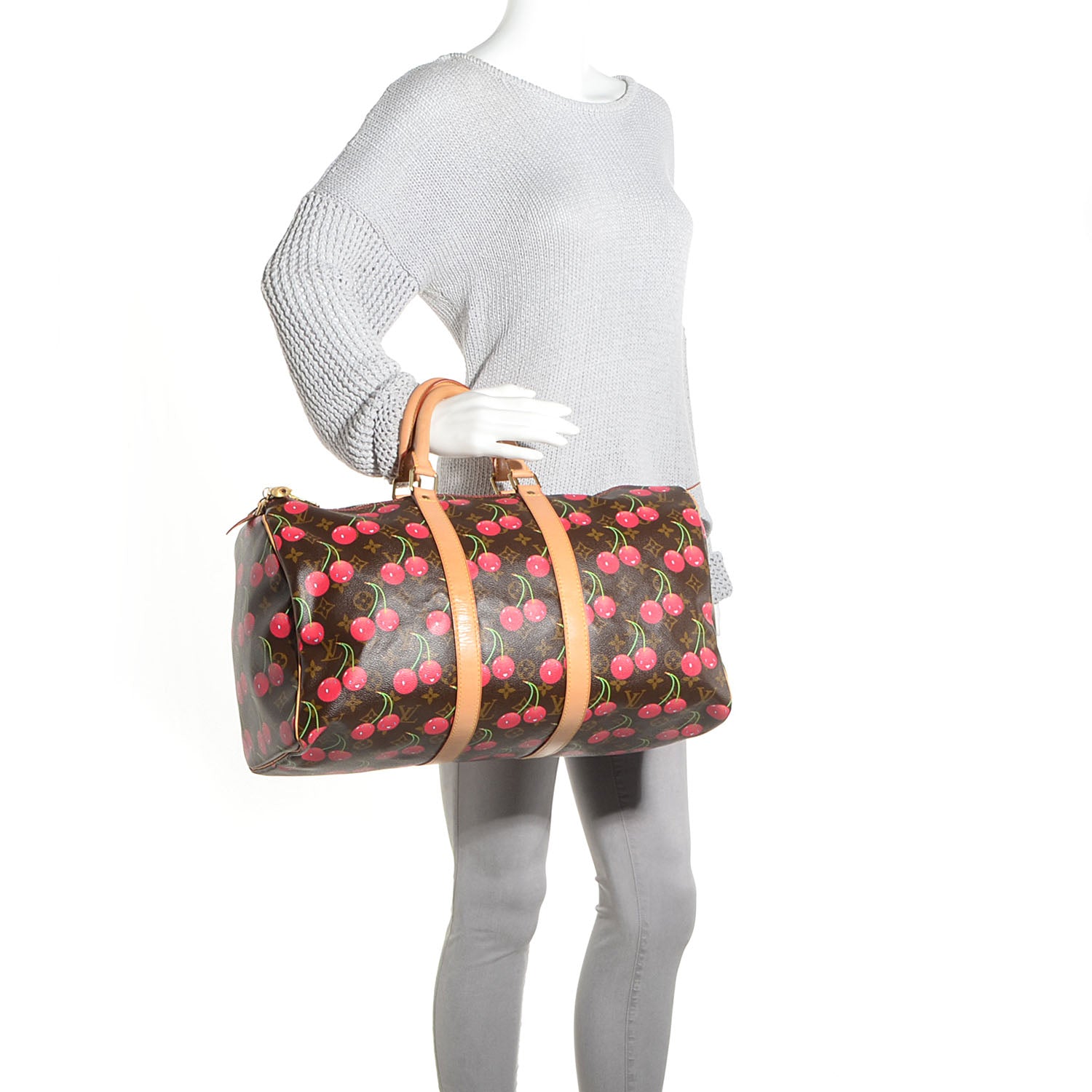 Louis Vuitton Monogram Cerises Keepall 45 2 of 7