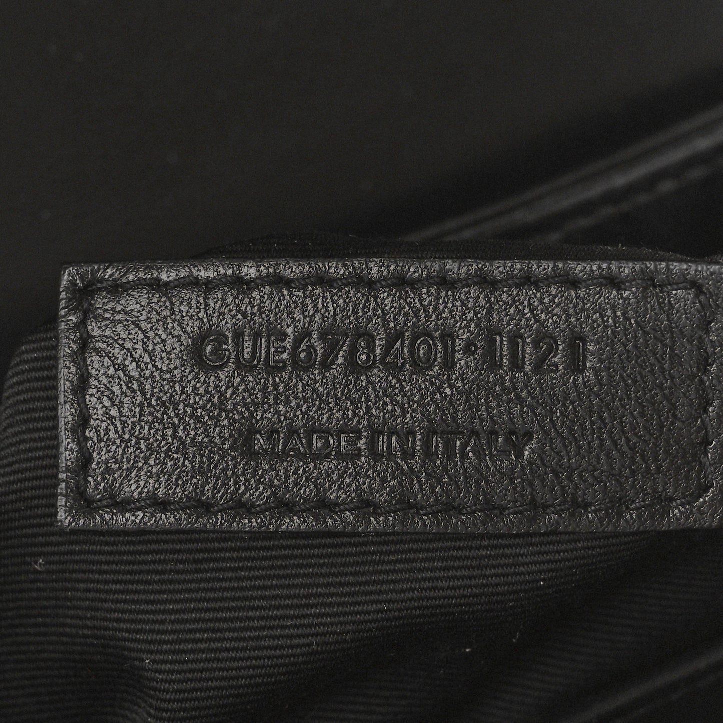 Calfskin Y Quilted Monogram Toy Loulou Crossbody Bag Black