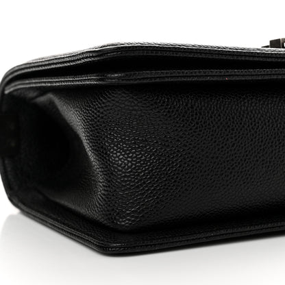 Chanel Caviar Quilted Medium Boy Flap Black 9 of 11