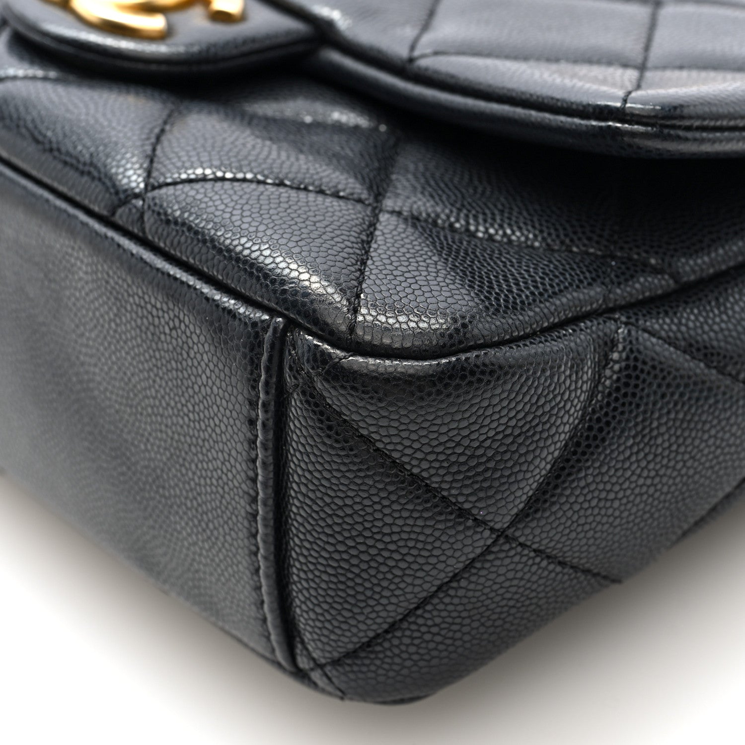Chanel Caviar Quilted Small Twist Your Buttons Flap Black 10 of 10