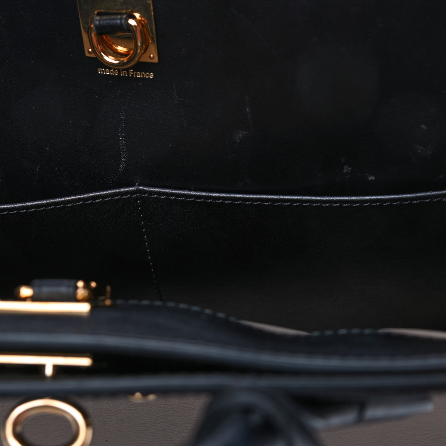 Louis Vuitton Calfskin City Steamer MM Gris Black 5 of 6