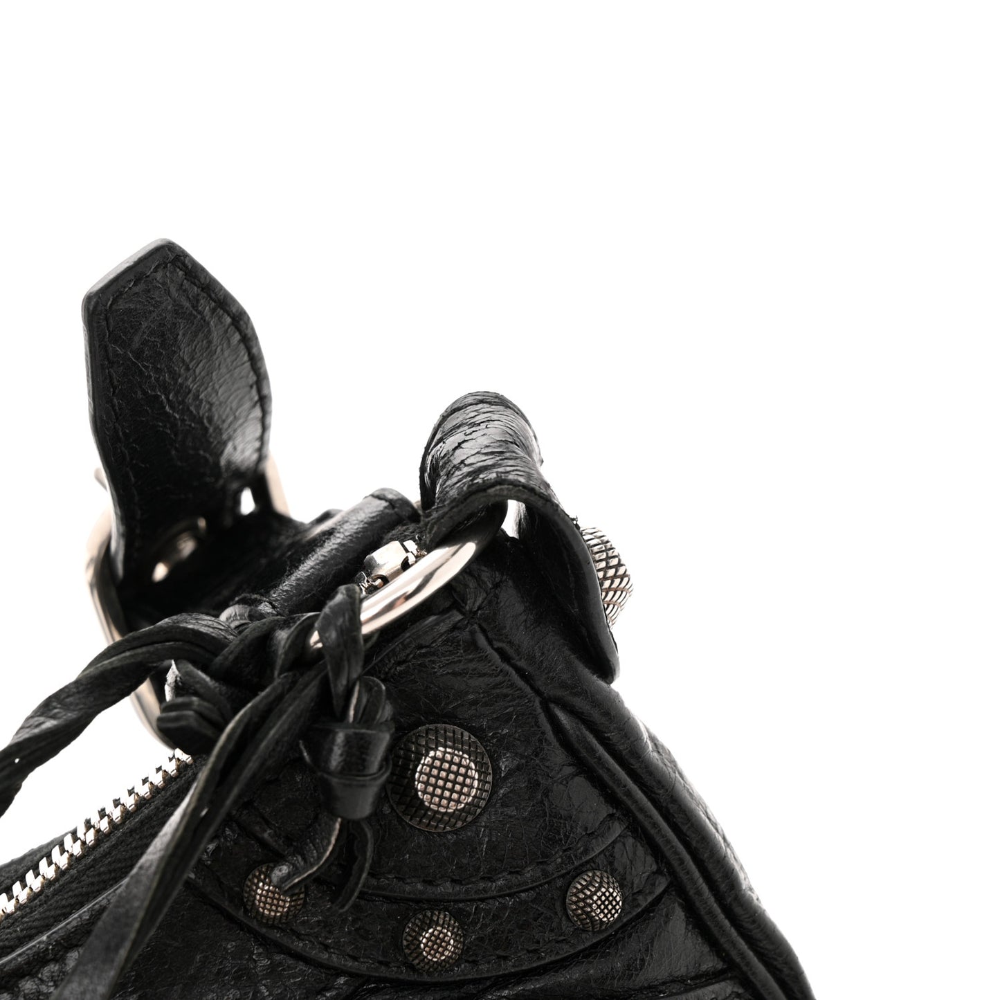 Agneau Arena Le Cagole Shoulder Bag XS Black
