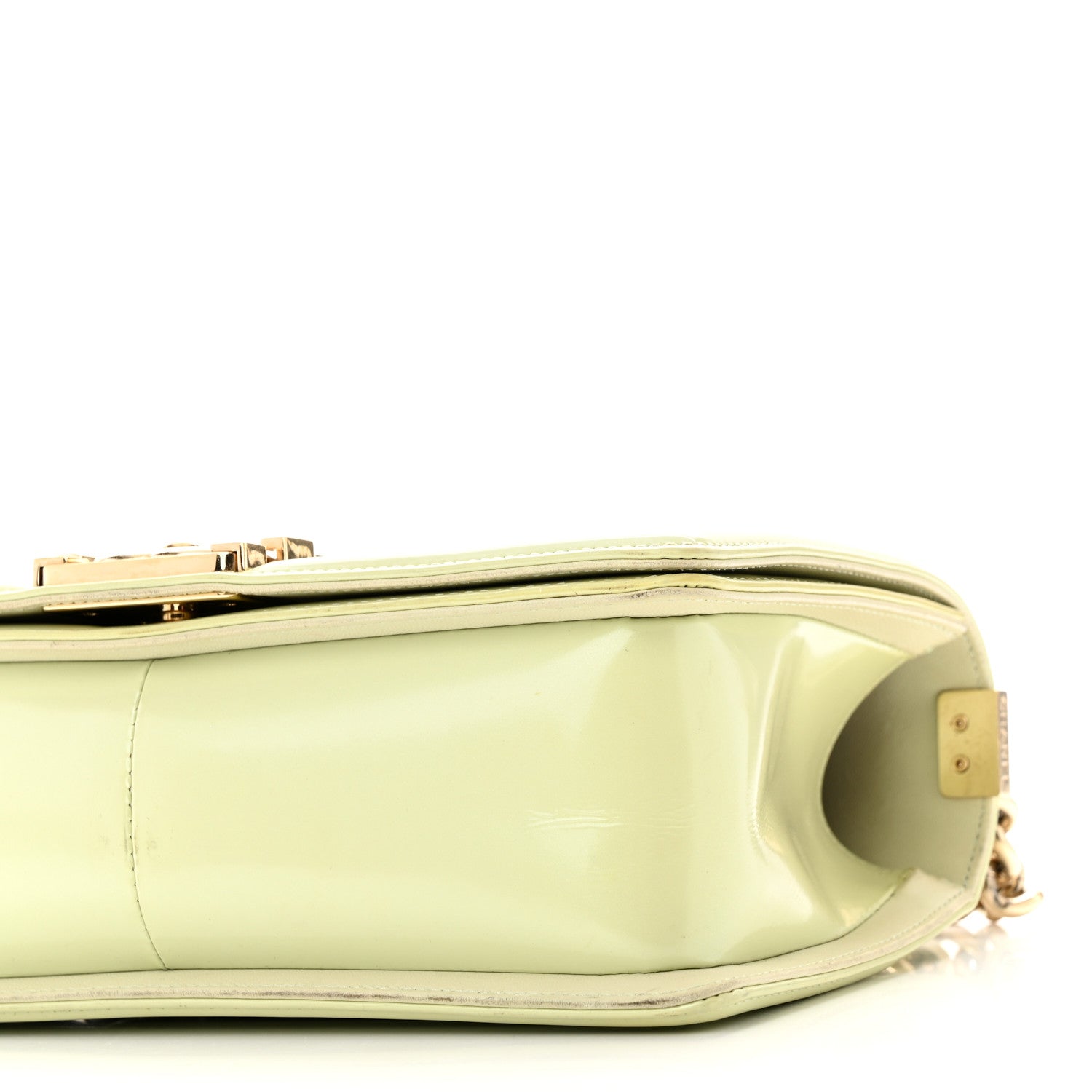 Chanel Patent Quilted Medium Boy Flap Light Green 9 of 9