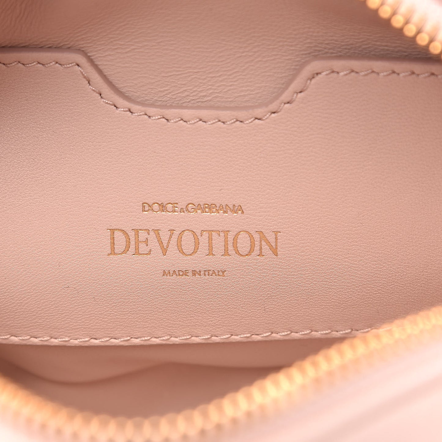 Calfskin Devotion Crossbody Bag Cipria