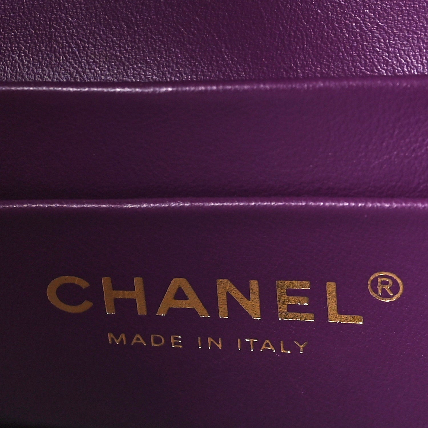 Chanel Shearling Lambskin Quilted Small Vanity Case Purple 6 of 9