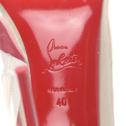 Christian Louboutin PVC Loubi So Kate Booty 100 Ankle Boots 40 Kraft 14 of 20
