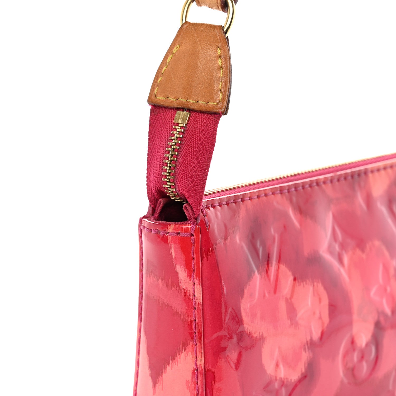 Louis Vuitton Vernis Ikat Pochette Accessories NM Rose Indien 12 of 12