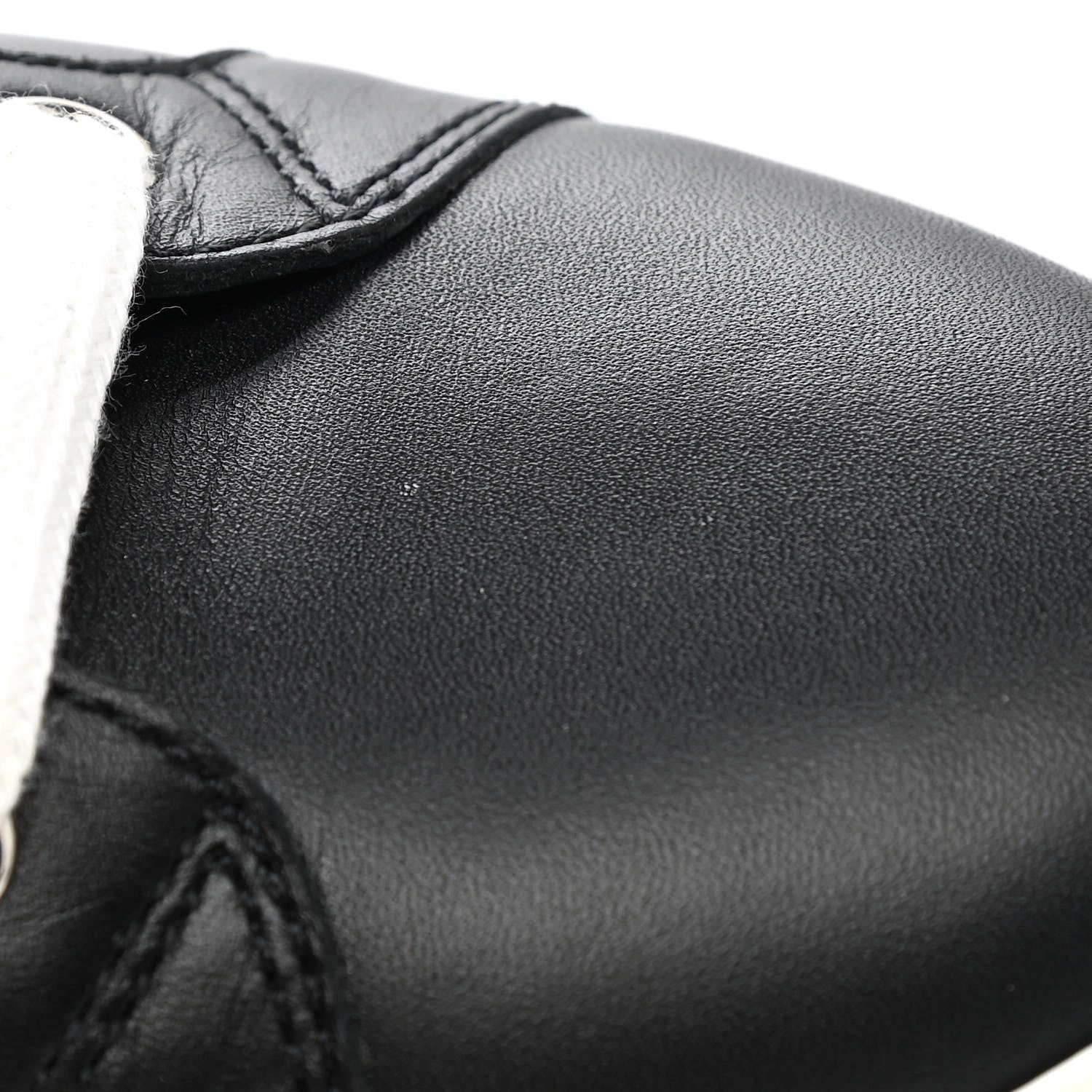 Hermes Calfskin Womens Dare Sneakers 38 Black White 10 of 11