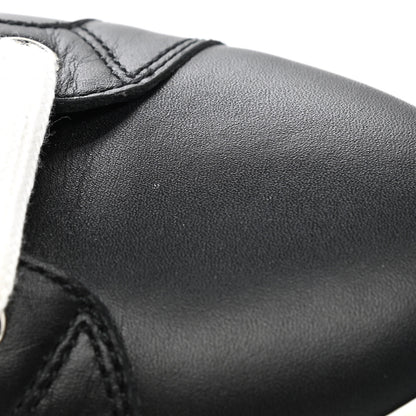 Hermes Calfskin Womens Dare Sneakers 38 Black White 10 of 11