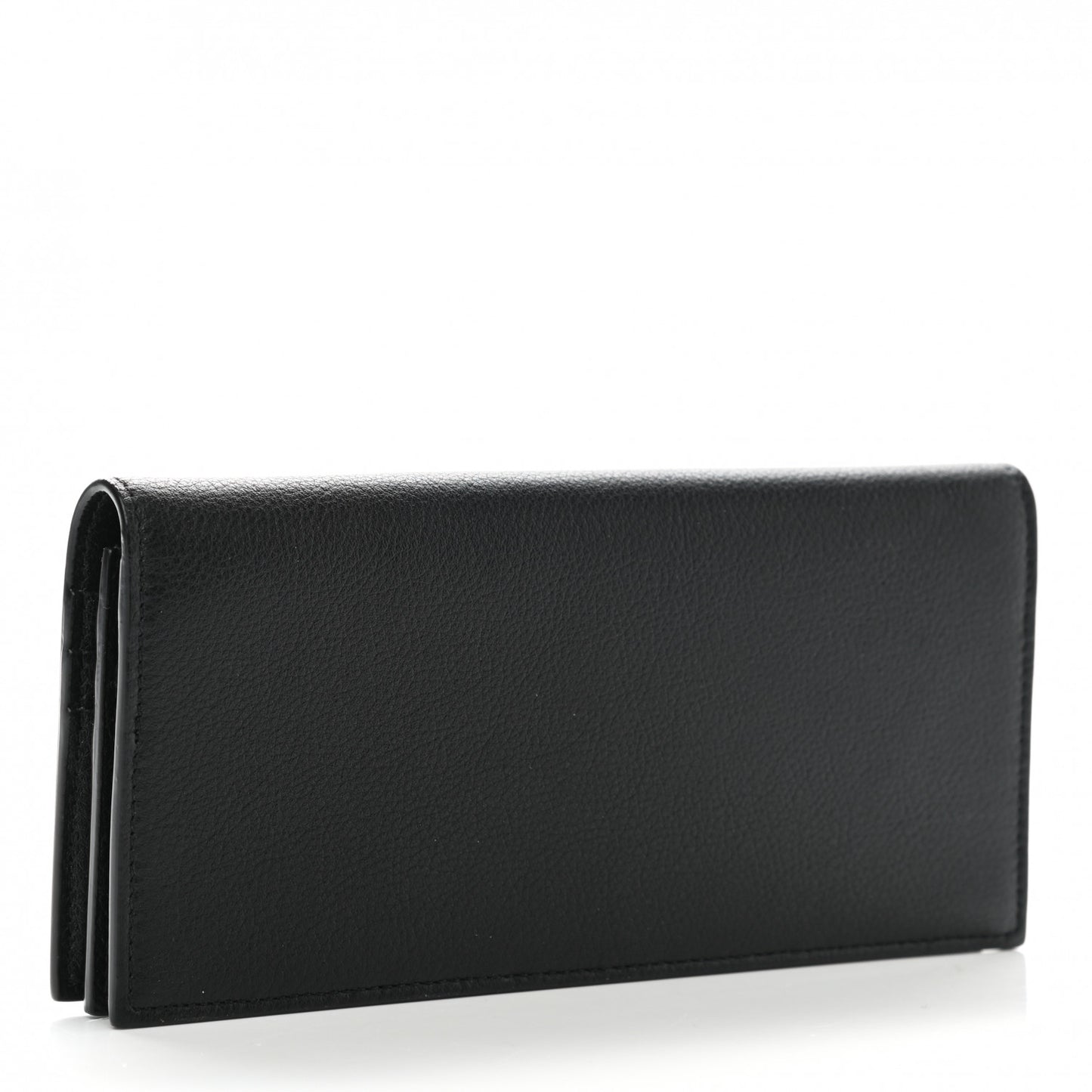 Calfskin Tiny Monogram Cassandre Wallet Black