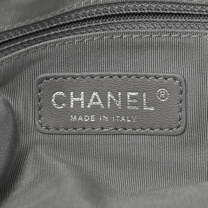 Chanel Nylon Quilted Tweed Stitch Bubble Tote Black 7 of 14
