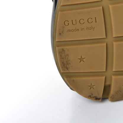 Gucci X SEGA Calfskin Logo Mens Rhyton Sneakers 8 Black 9 of 15