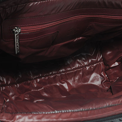 Chanel Nylon Coco Cocoon Bowler Black 5 of 7