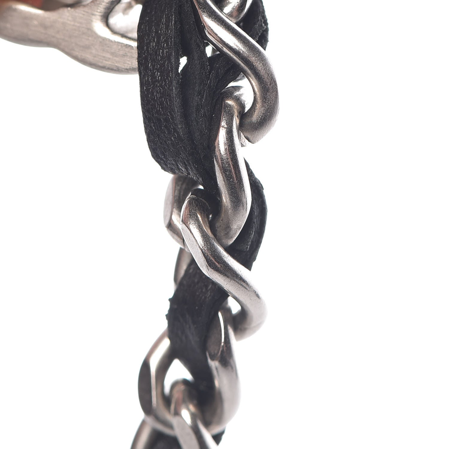 Chanel Lambskin CC Turnlock Chain Bracelet L Black 5 of 6