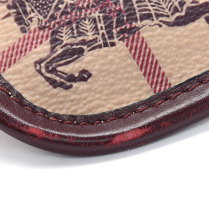 Burberry Haymarket Check Small Canterbury Tote Burgundy 11 of 16