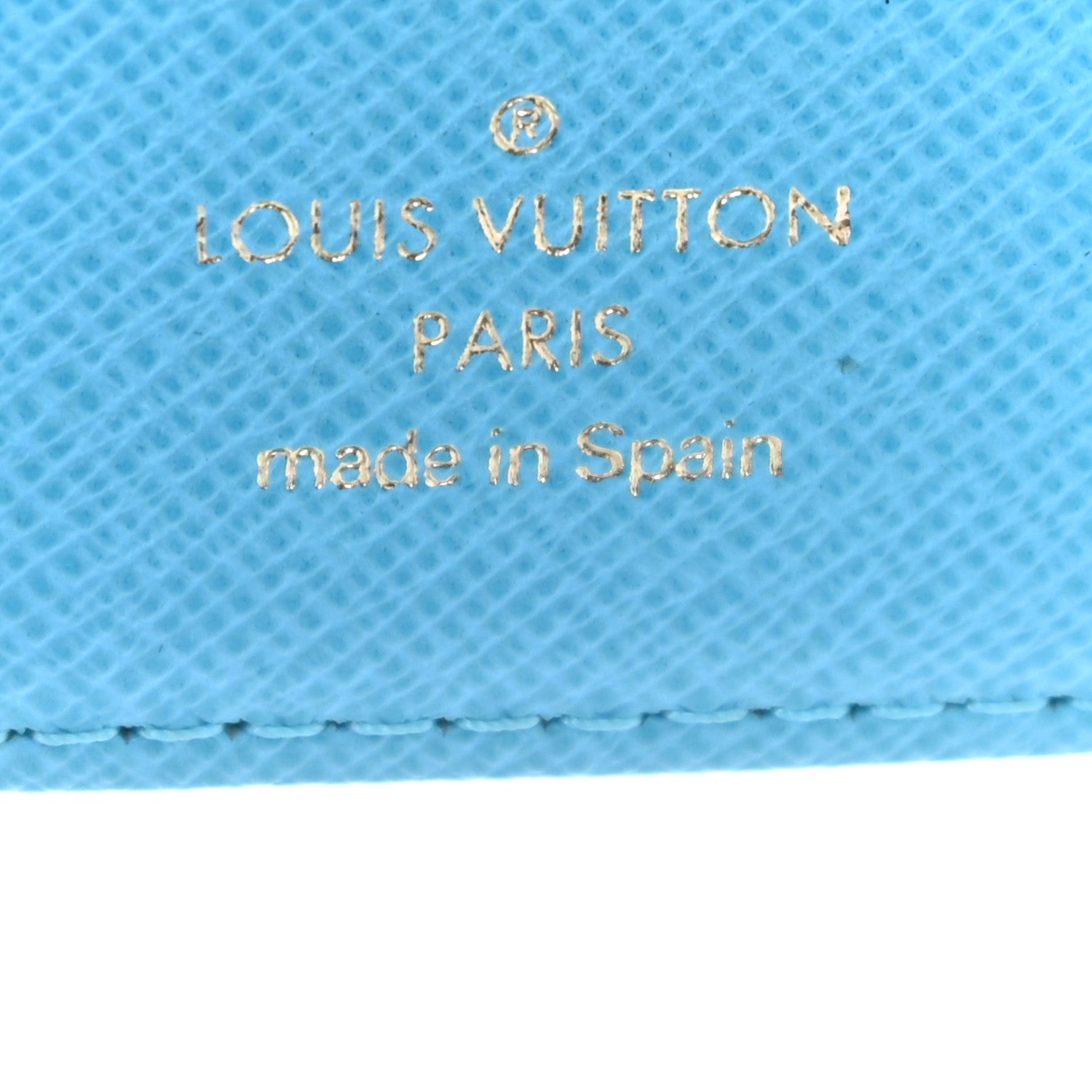 Louis Vuitton Monogram Groom Small Ring Agenda Cover Blue 6 of 11