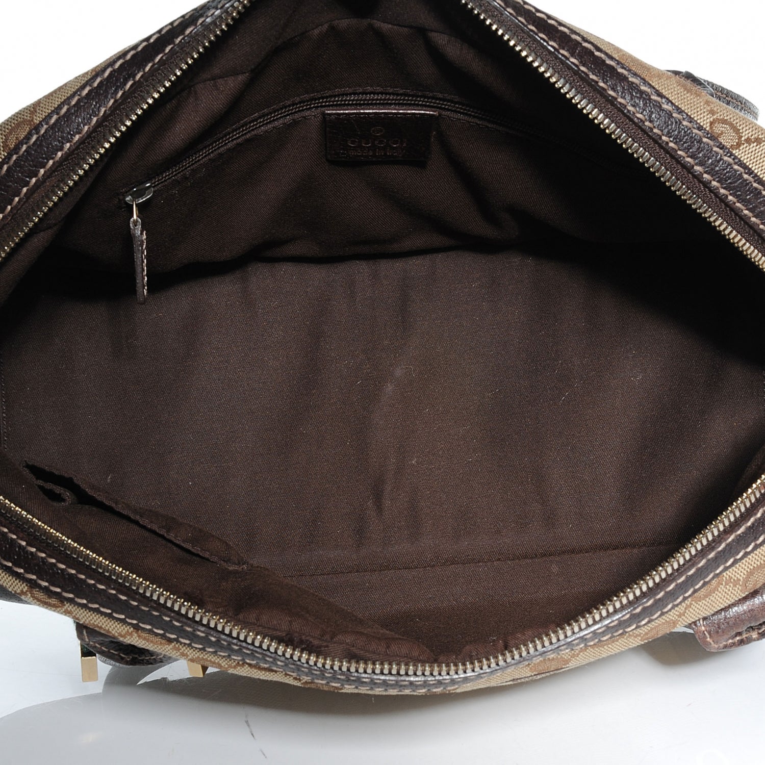 Gucci Monogram Small Princy Satchel Dark Brown 7 of 9
