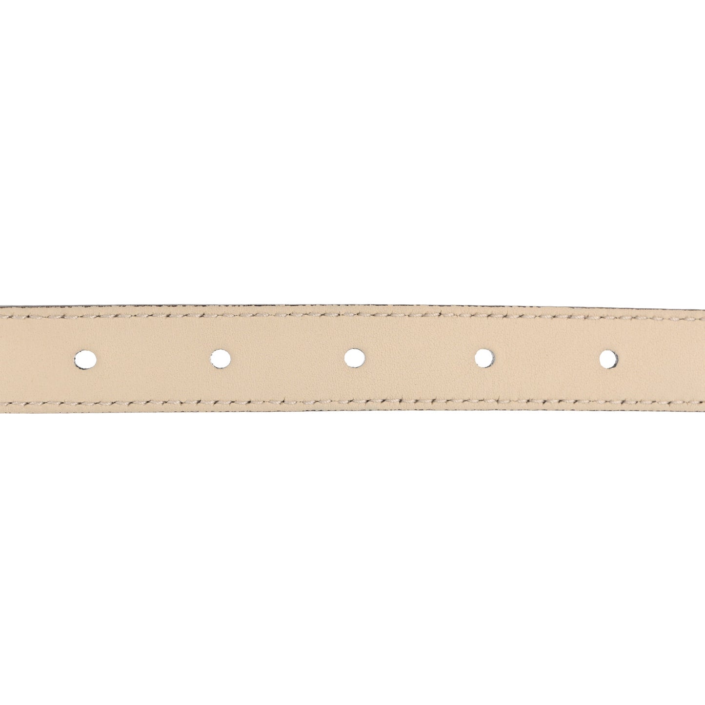 Calfskin Double G 20mm Belt 75 30 Mystic White