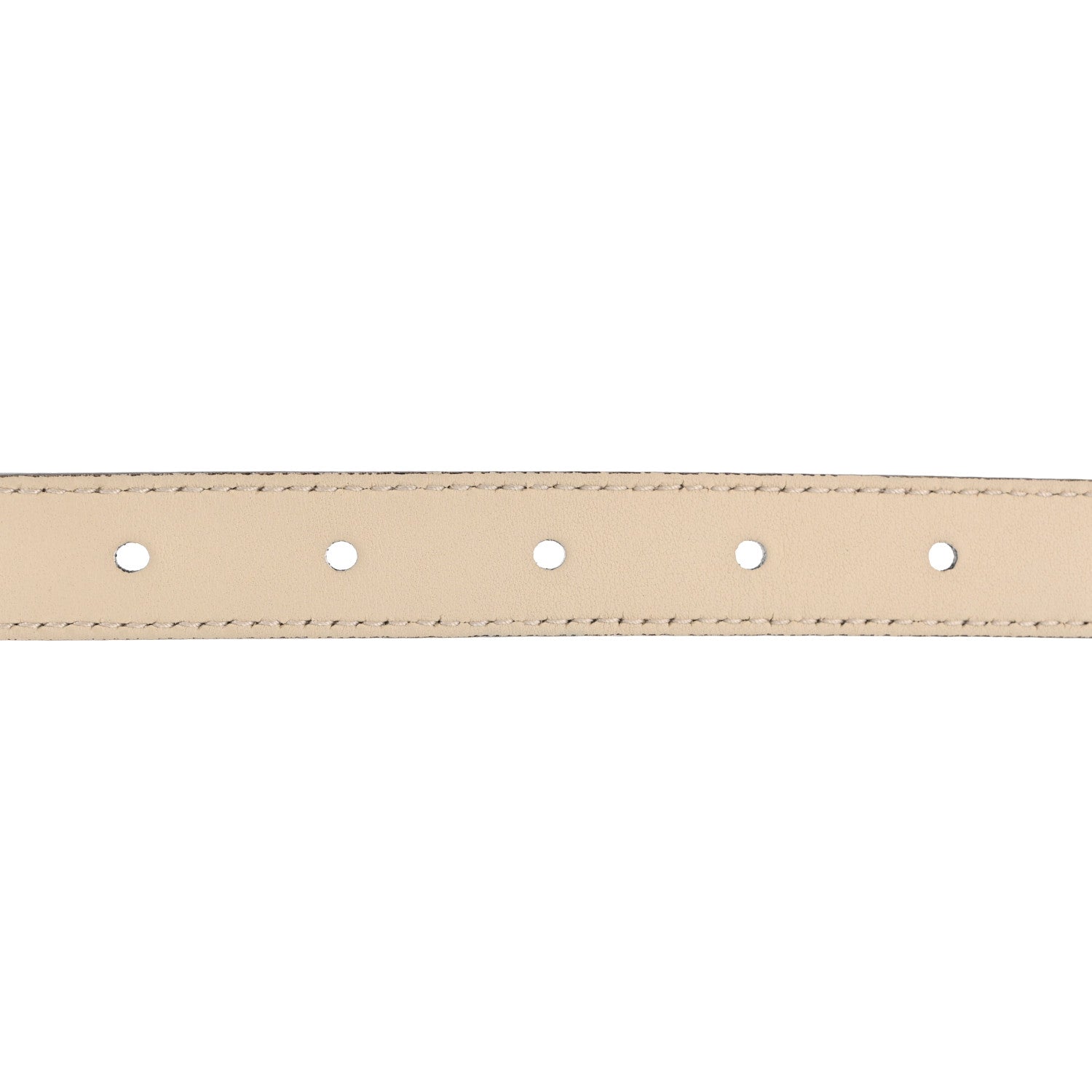 Gucci Calfskin Double G 20mm Belt 75 30 Mystic White 3 of 5